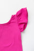 hot-pink-s-s-flutter-sleeve-leotard Mila &  Rose - Sophia's Style--3T--4